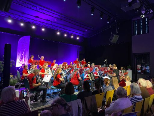 Das Akkordeonkonzert begeisterte auch unsere Gäste