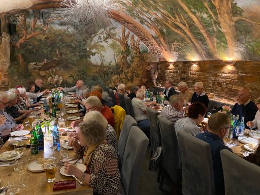 Begrüßungsessen im Ratskeller von Posen